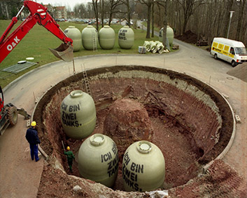 Skladovací nádrže na chemikálie - Podzemní nádrže